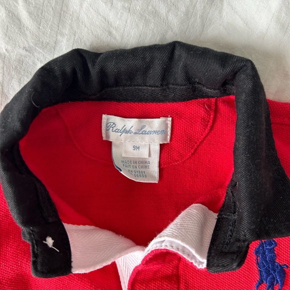 Ralph Lauren polo jumpsuit in size 9 months - very good condition! - Picture 5 of 6